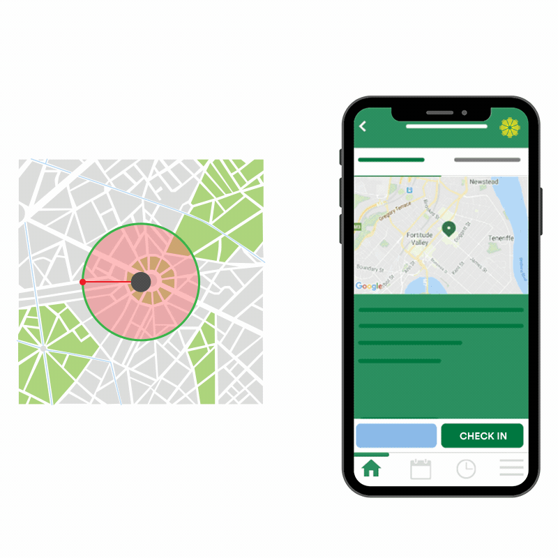 Automated tracking function for cleaners